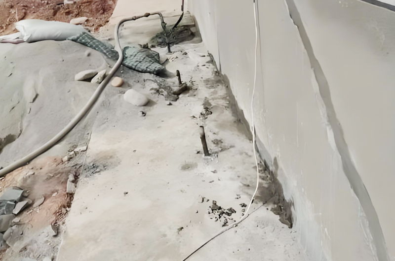 地基下沉加固方法