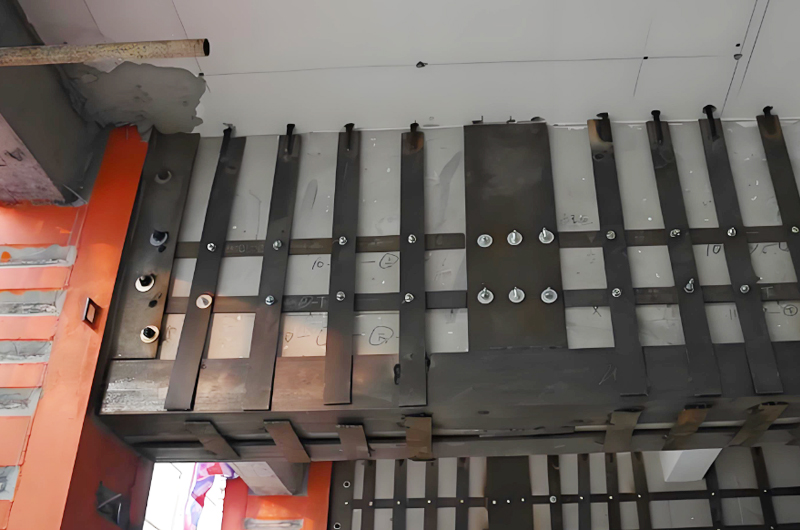 梁柱混凝土圍套加固